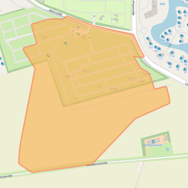 Kaart van postcodegebied 4504PV.