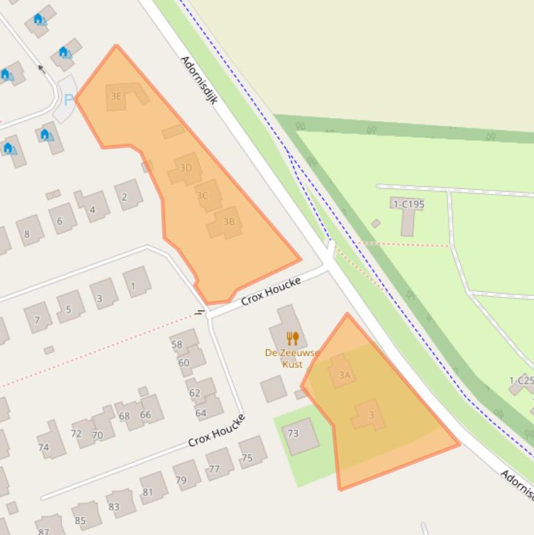 Kaart van postcodegebied 4504PX.