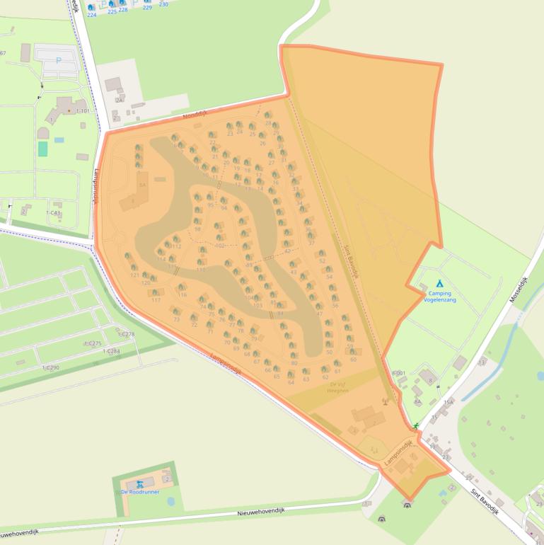 Kaart van postcodegebied 4504RA.