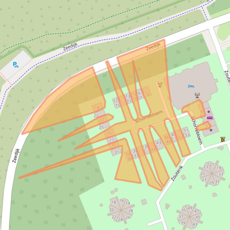 Kaart van postcodegebied 4504RK.