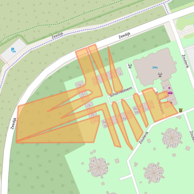 Kaart van postcodegebied 4504RL.