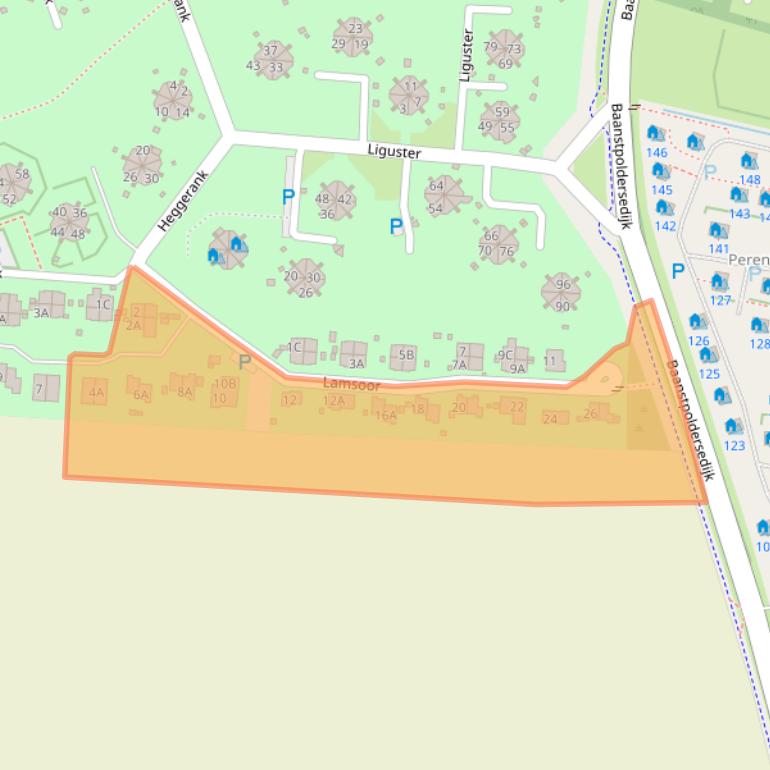 Kaart van postcodegebied 4504RP.