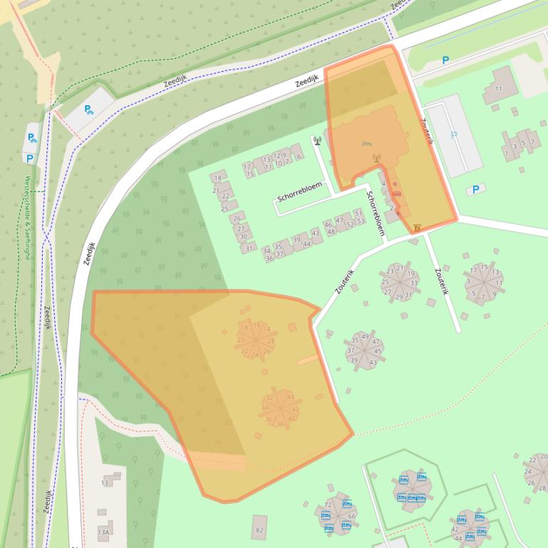 Kaart van postcodegebied 4504RX.