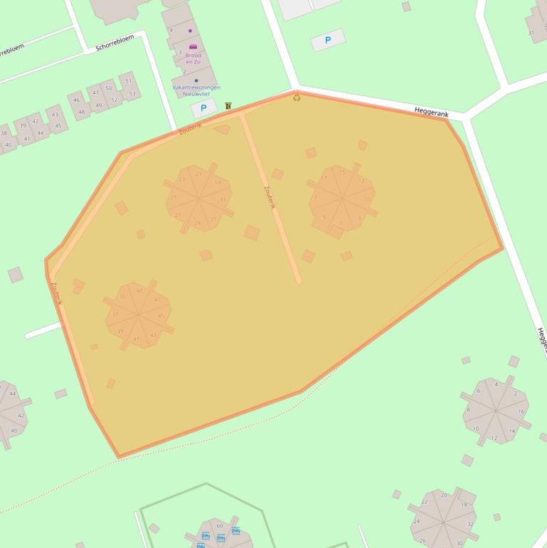 Kaart van postcodegebied 4504RZ.