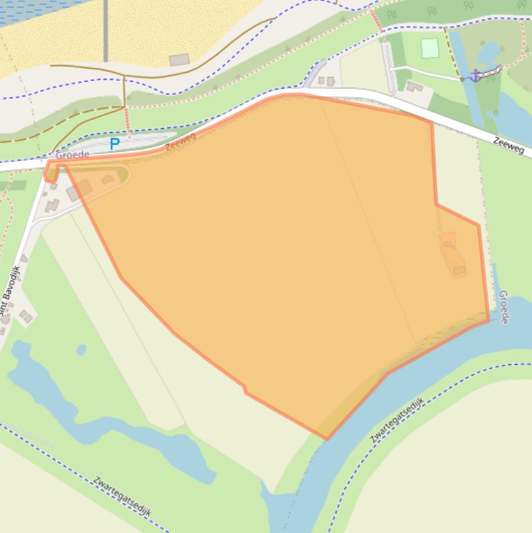 Kaart van postcodegebied 4504SJ.