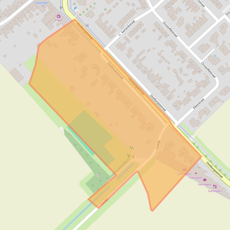Kaart van postcodegebied 4505AB.