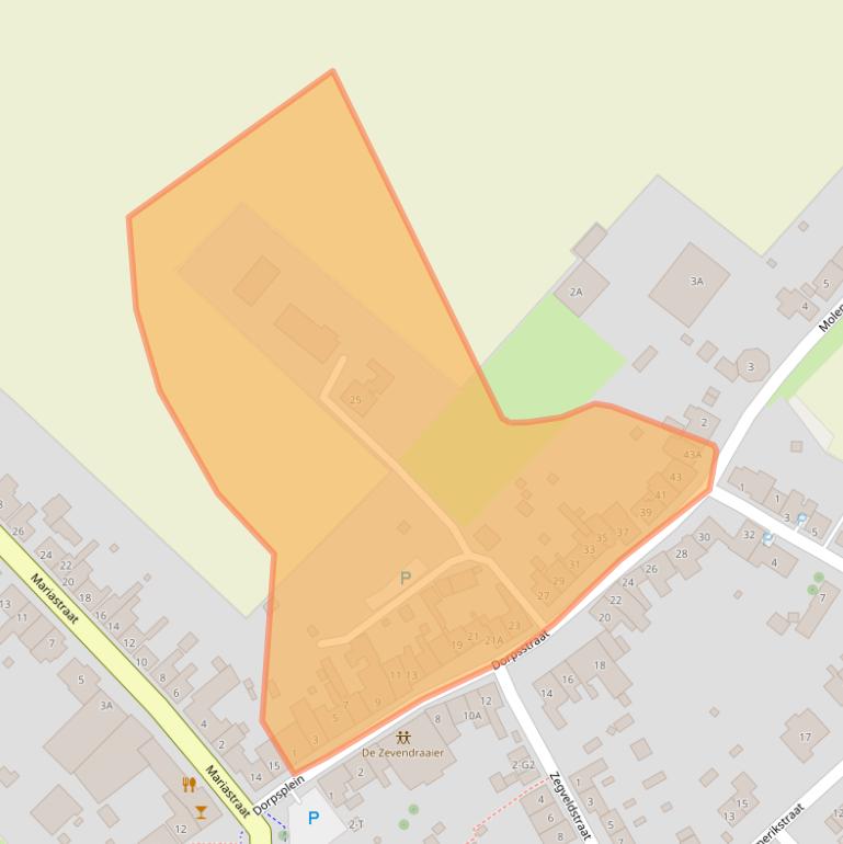 Kaart van postcodegebied 4505AN.