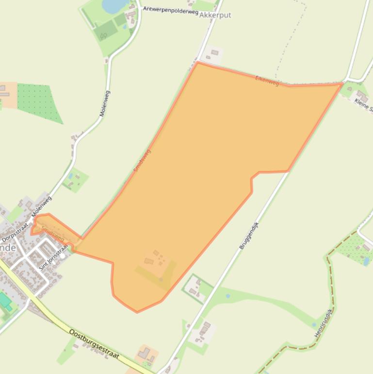 Kaart van postcodegebied 4505AS.