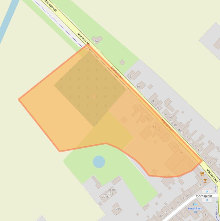 Kaart van postcodegebied 4505AT.