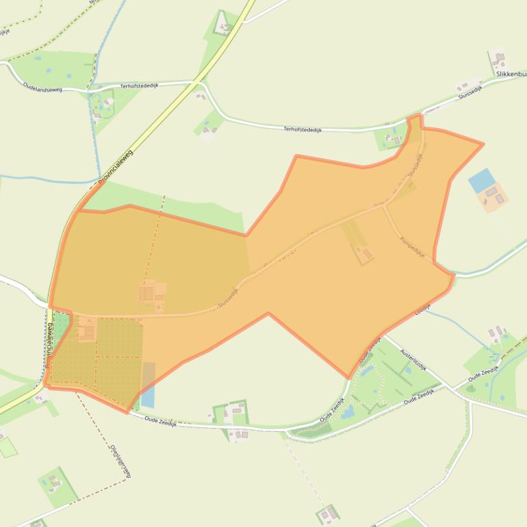 Kaart van postcodegebied 4505PB.
