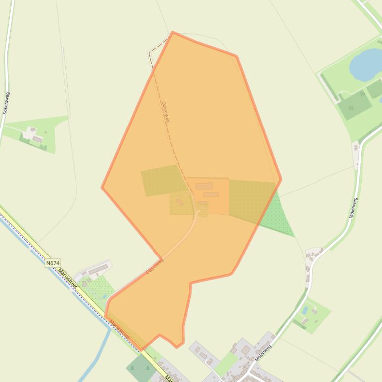 Kaart van postcodegebied 4505PL.