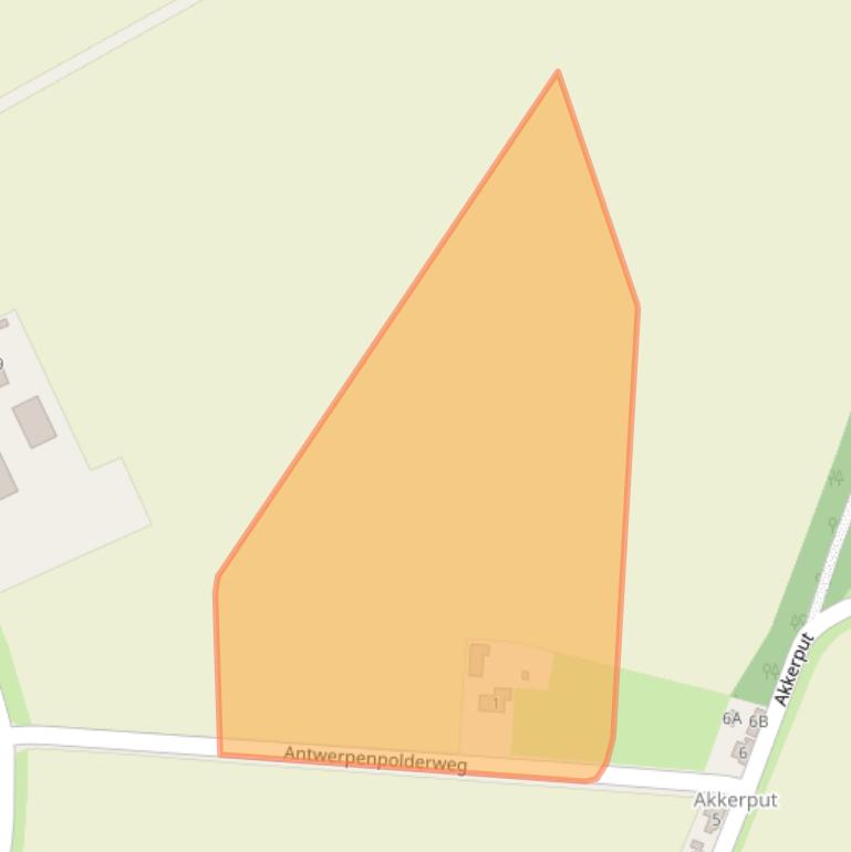 Kaart van postcodegebied 4505PV.