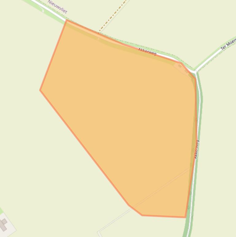 Kaart van postcodegebied 4505PW.