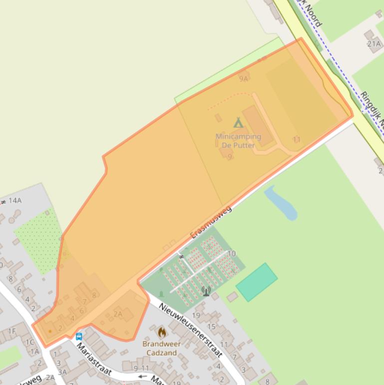 Kaart van postcodegebied 4506AA.