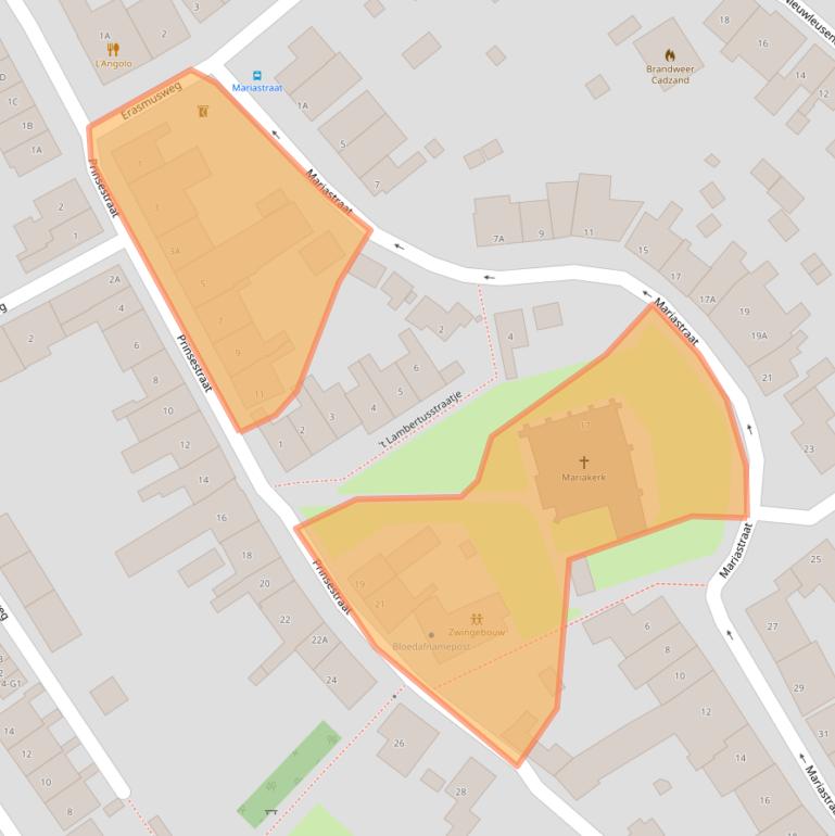 Kaart van postcodegebied 4506AG.