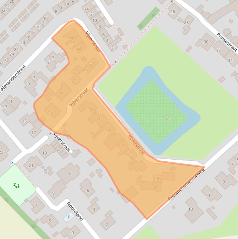 Kaart van postcodegebied 4506AK.