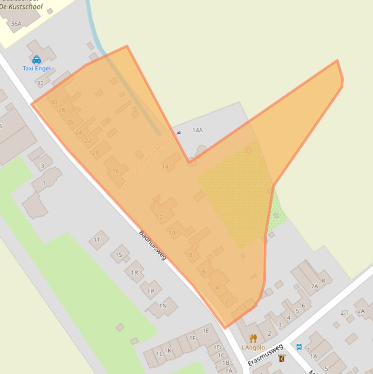 Kaart van postcodegebied 4506BB.