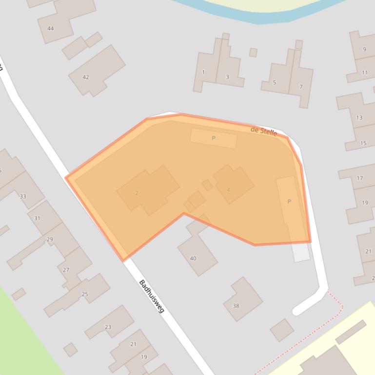 Kaart van postcodegebied 4506BG.