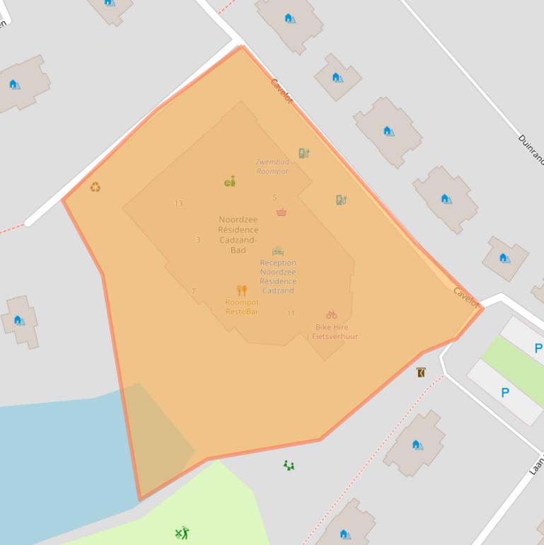 Kaart van postcodegebied 4506GD.