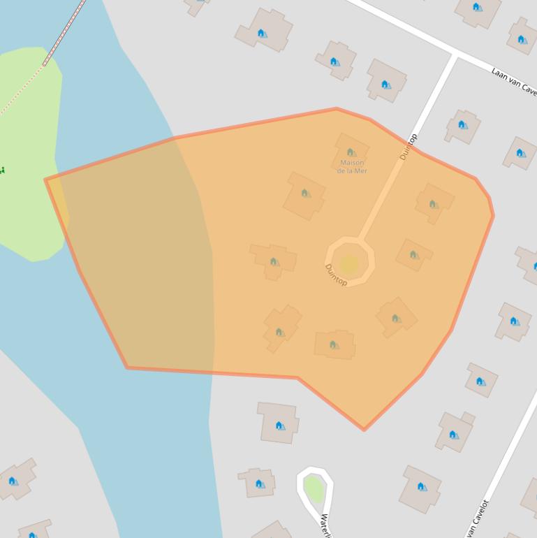 Kaart van postcodegebied 4506GK.