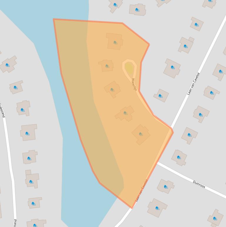 Kaart van postcodegebied 4506GL.