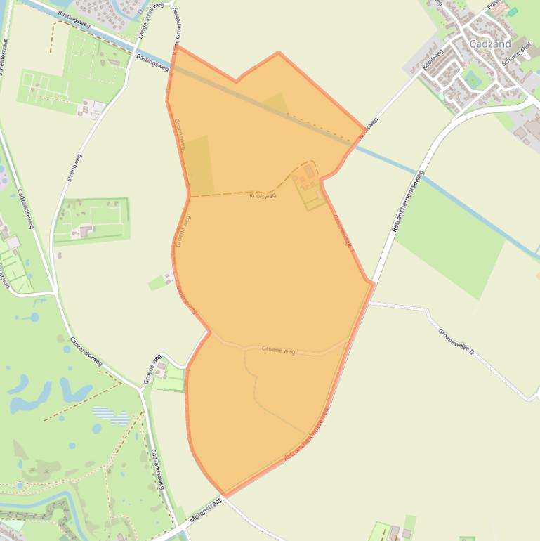 Kaart van postcodegebied 4506HA.