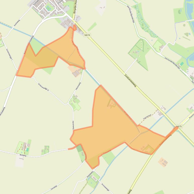 Kaart van postcodegebied 4506HD.