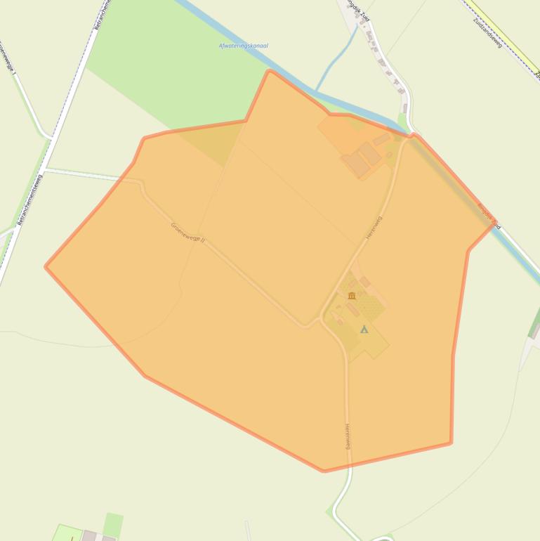 Kaart van postcodegebied 4506HE.