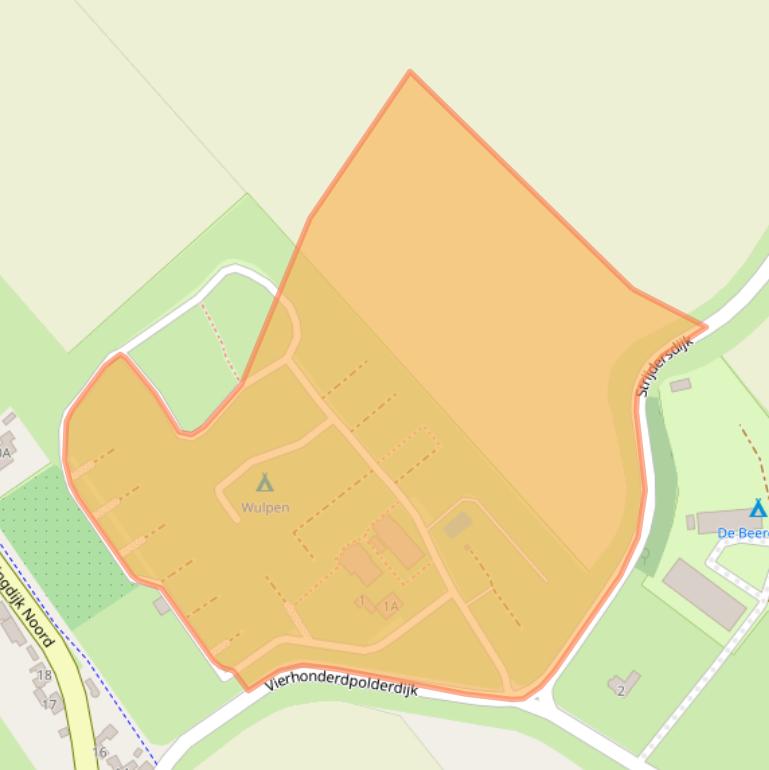 Kaart van postcodegebied 4506HK.