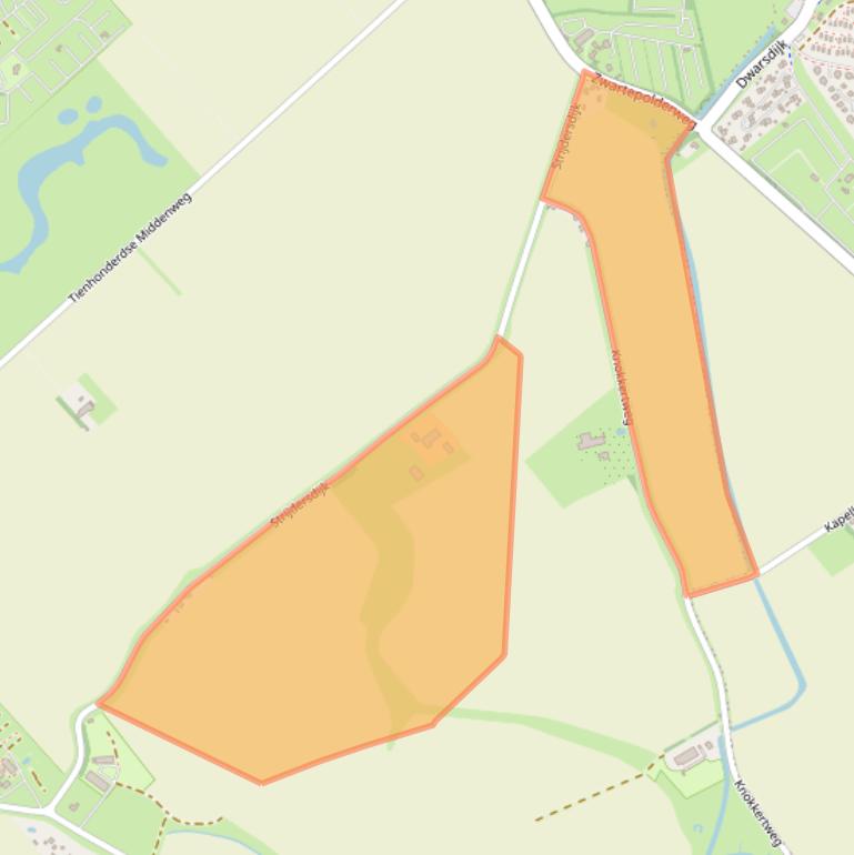 Kaart van postcodegebied 4506HP.