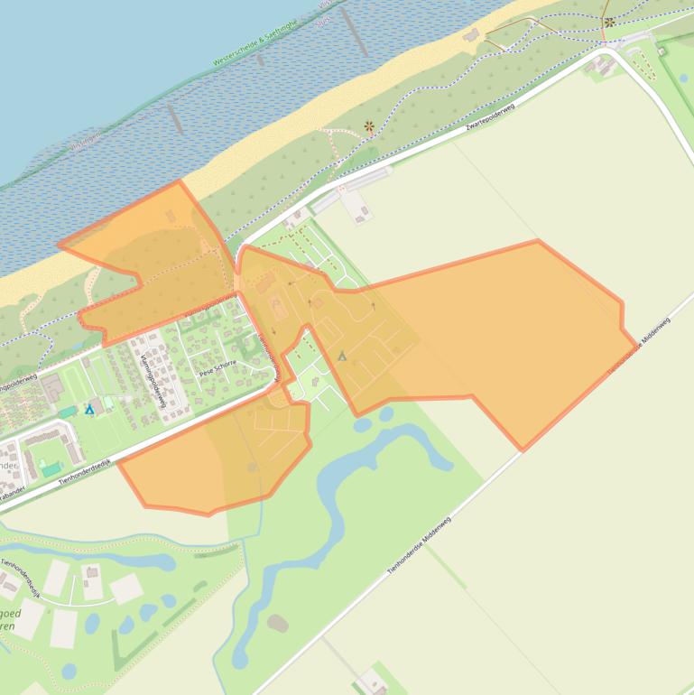 Kaart van postcodegebied 4506HT.