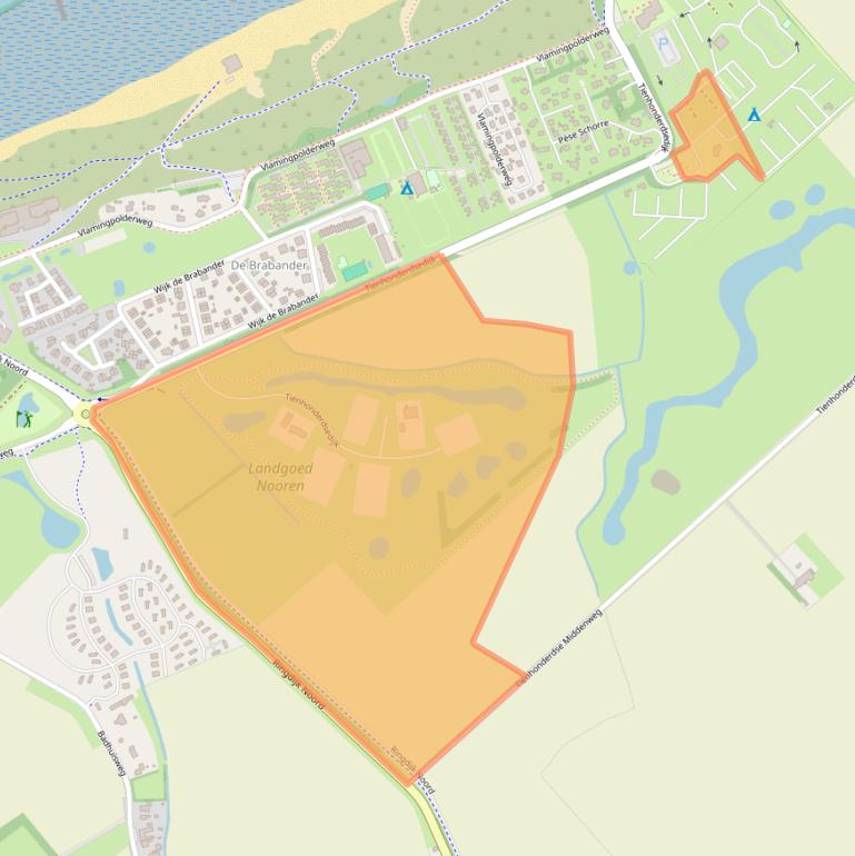 Kaart van postcodegebied 4506HW.