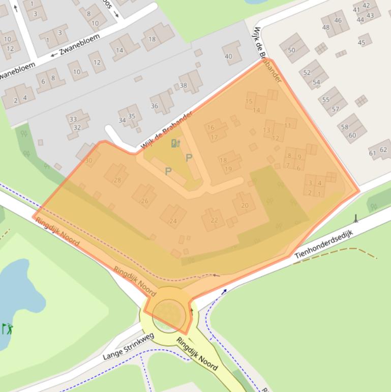 Kaart van postcodegebied 4506JA.