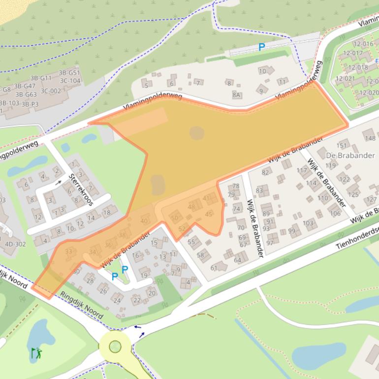 Kaart van postcodegebied 4506JB.