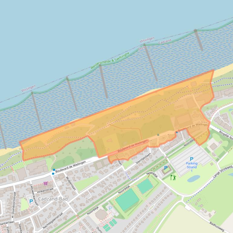 Kaart van postcodegebied 4506JH.