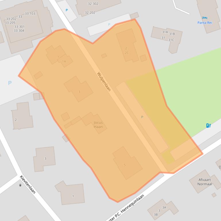 Kaart van postcodegebied 4506JS.