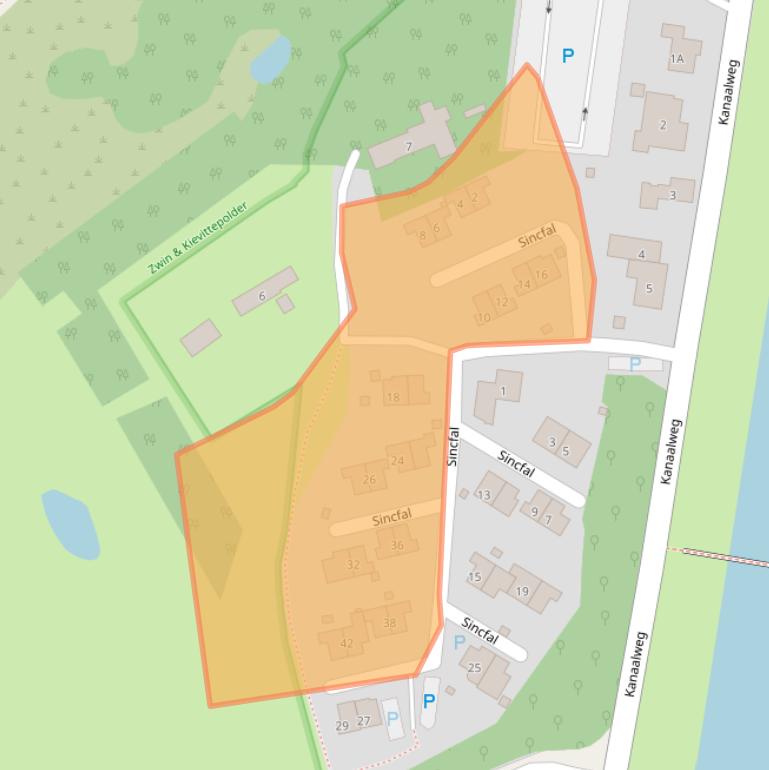 Kaart van postcodegebied 4506KR.