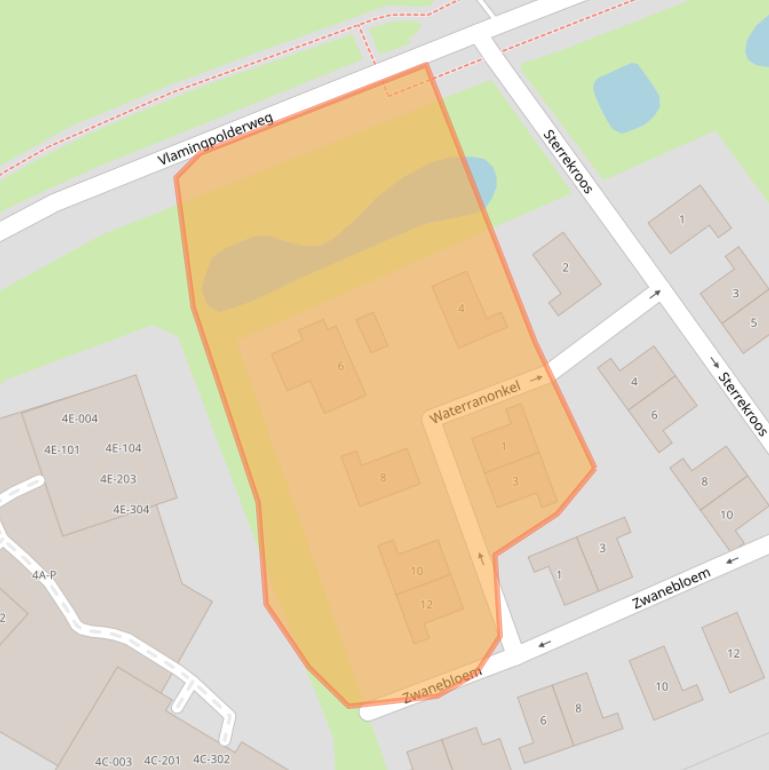 Kaart van postcodegebied 4506LB.