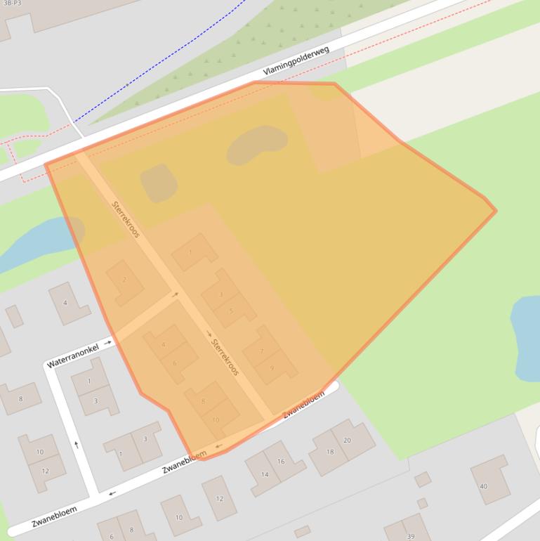 Kaart van postcodegebied 4506LC.