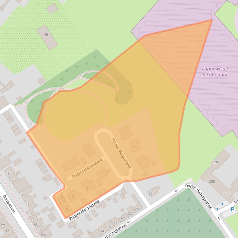 Kaart van postcodegebied 4507AA.