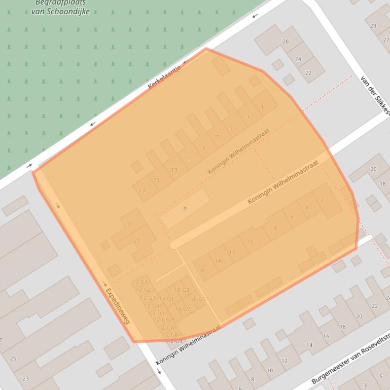 Kaart van postcodegebied 4507AE.