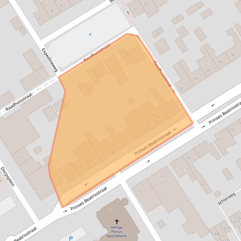 Kaart van postcodegebied 4507AK.