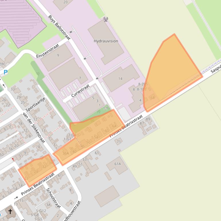 Kaart van postcodegebied 4507AL.