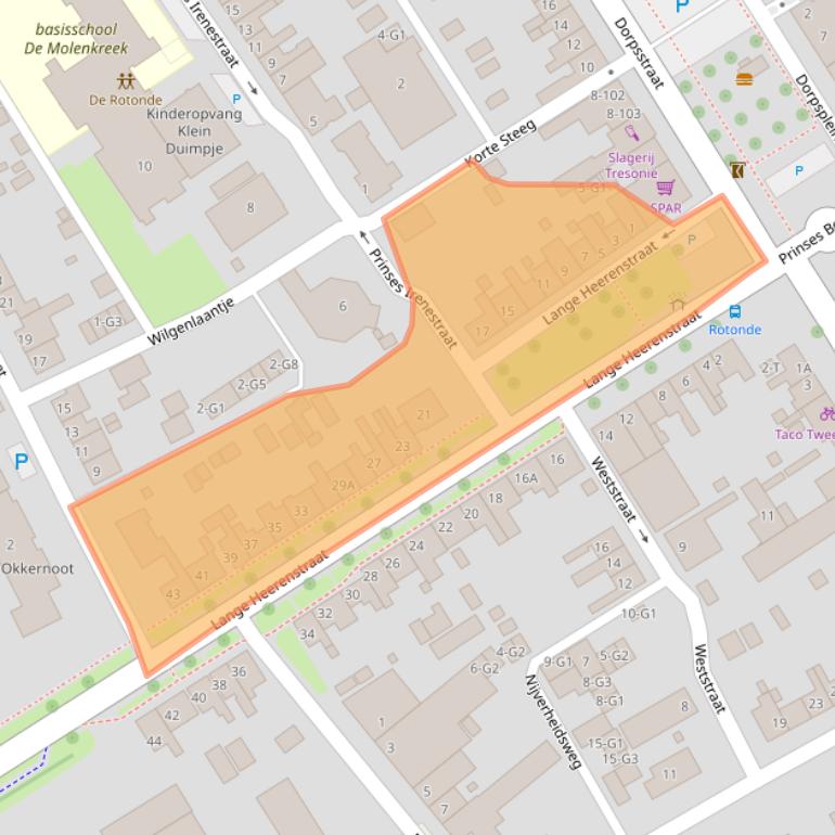 Kaart van postcodegebied 4507BA.