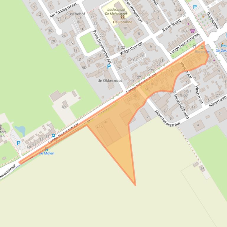 Kaart van postcodegebied 4507BB.