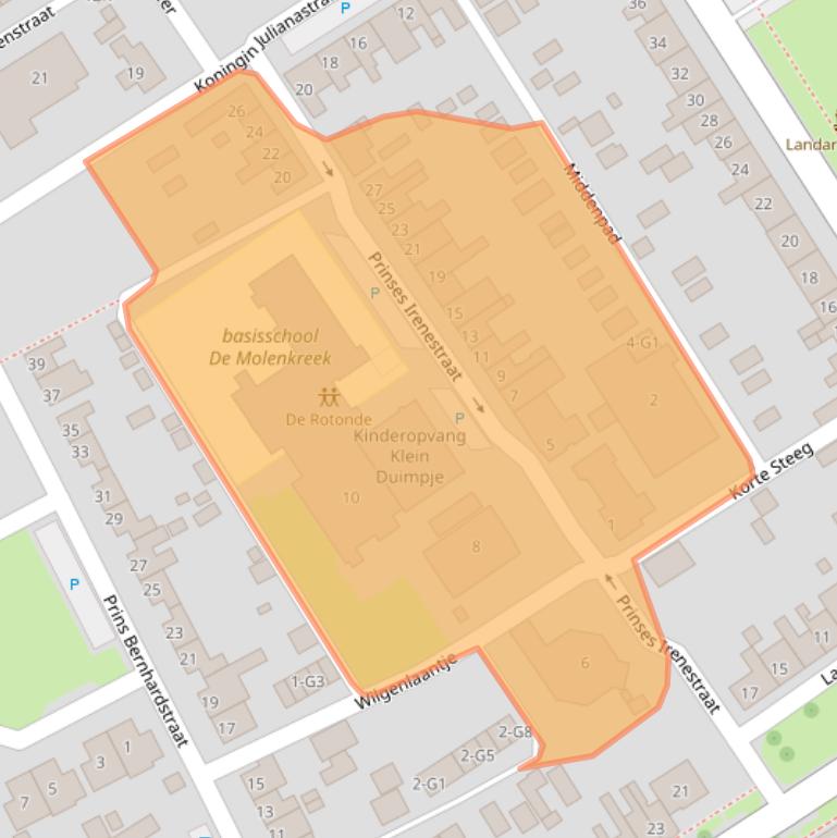 Kaart van postcodegebied 4507BC.