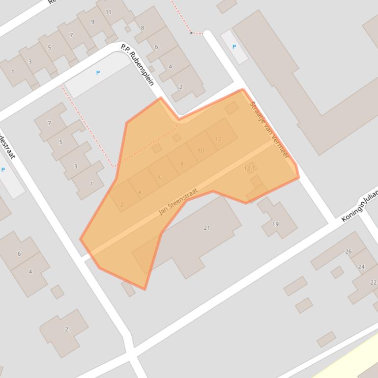 Kaart van postcodegebied 4507BR.