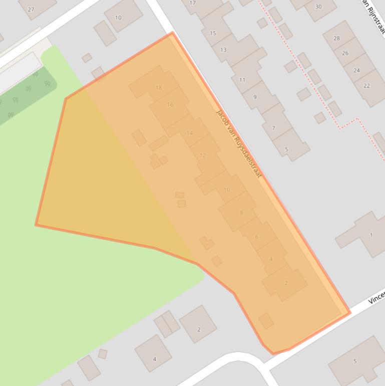 Kaart van postcodegebied 4507CC.