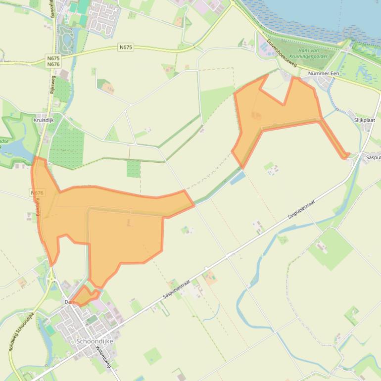 Kaart van postcodegebied 4507JA.