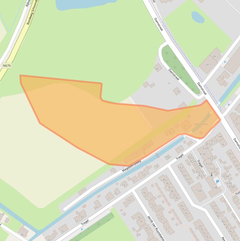 Kaart van postcodegebied 4507JC.